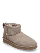 Rosemunde Rhbrisbane Shearling Short Boots Beige