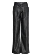 Ahlvar Gallery Aina Pu Leather Trousers Svart