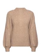 Object Objruna Knit L/S Re Pullover 134 Beige