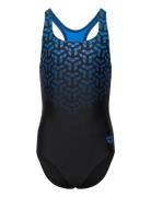 Arena Girl's Arena Kikko V Swimsuit Swim Pro Back Navy-S Svart