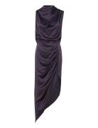 Ahlvar Gallery Tilda Satin Dress Lila