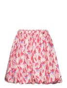 Mini Rodini Fuchsia Aop Woven Balloon Skirt Rosa