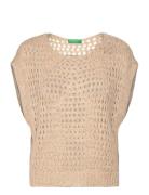 United Colors Of Benetton Sleeveless Sweater Beige