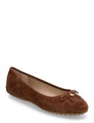 Lauren Ralph Lauren Jayna Suede Driver Flat Brun