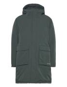 Les Deux Channing Padded Parka Coat Khaki Green