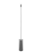 Globen Lighting Floor Lamp Rib Brushed Brass Silver