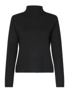 Mango Perkins-Neck Sweater Svart