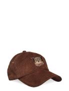 Upfront Cord Baseball Cap Brun