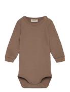 Lil'Atelier Nbmthoro Ls Slim Body Lil Brun