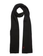 Polo Ralph Lauren Signature Pony Wool Scarf Svart