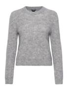 Lindex Sweater Livia Wool Mohair Blen Grå