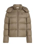 Calvin Klein Jeans Mw Down Short Puffer Beige