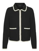 Vero Moda Vmfida Ls Cardigan Jrs Ga Svart