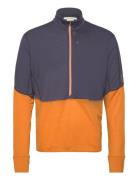 Icebreaker M Mer 200 Realfleece Descender Ls Half Orange