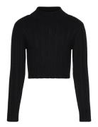 Tom Tailor Cropped Knit Pullover Svart