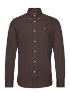 Morris Watts Flannel Shirt-Slim Fit Brun