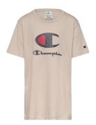 Champion Crewneck T-Shirt Beige