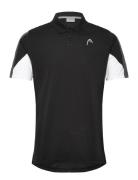 Head Club 22 Tech Polo Shirt Men Svart