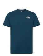 The North Face M S/S Redbox Tee Blå