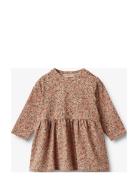 Wheat Jersey Dress L/S Sessa Rosa