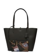 Lauren Ralph Lauren Faux-Leather Reversible Tote Bag Svart