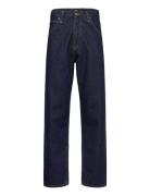 Edwin Tyrell Pant - Blue - Dark Marble Wash Blå