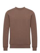 Mos Mosh Gallery Mmgabel Crew Neck Sweat Brun