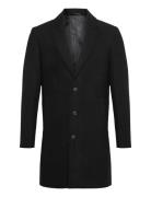 Jack & J S Jjeharrison Wool Coat Sn Svart