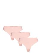 Calvin Klein Thong 3Pk Rosa