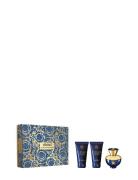 Versace Fragrance Gift Set Dylan Blue Pour Femme Edp + Body Lotion + S...