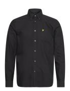 Lyle & Scott Plain Oxford Shirt Svart