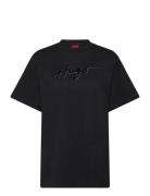 HUGO Vintage Tee_12 Svart