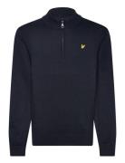 Lyle & Scott 1/4 Zip Jumper Marinblå