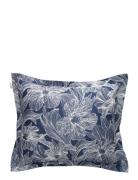 GANT Floral Waves Pillowcase Blå