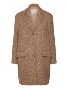 GANT Heritage Herringb Coat Brun