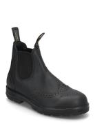 Blundst Bl 2443 Elastic Sided Brogue Boot Svart