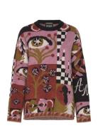 Scotch & Soda Jacquard Over D Pullover Rosa