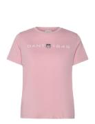 GANT Reg Printed Graphic T-Shirt Rosa