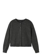 LMTD Nlflodet Ls Short Knit Cardigan Noos Grå