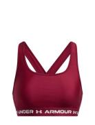 Under Armour Crossback Mid Bra Burgundy