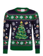 Christmas Sweats Christmas Tree Sweater Led Kids Multi/patterned