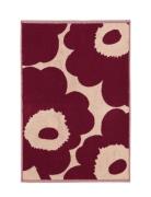 Marimekko Home Unikko Hand Towel 50X70 Cm Röd