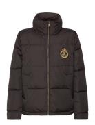 Lauren Ralph Lauren Crest-Patch Funnelneck Down Coat Svart