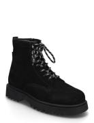 Bianco Biapatrick Hiking Boot Oily Suede Svart