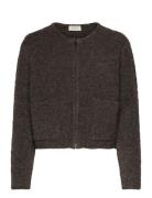 NORR Filine Knit Cardigan Brun