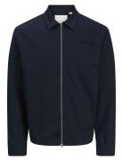 Jack & J S Jprblaezra Overshirt Styd Aw24 Marinblå