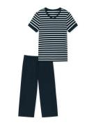 Schiesser Pyjamas 3/4-Length Midnight Blue - Casual Essentials Marinbl...