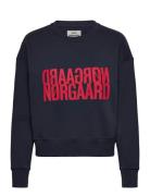 Mads Nørgaard Organic Sweat Tilvina Sweatshirt Marinblå