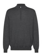 Mango 100% Merino Wool Sweater With Zip-Neck Grå