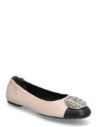 Tory Burch Claire Cap-Toe Ballet Rosa